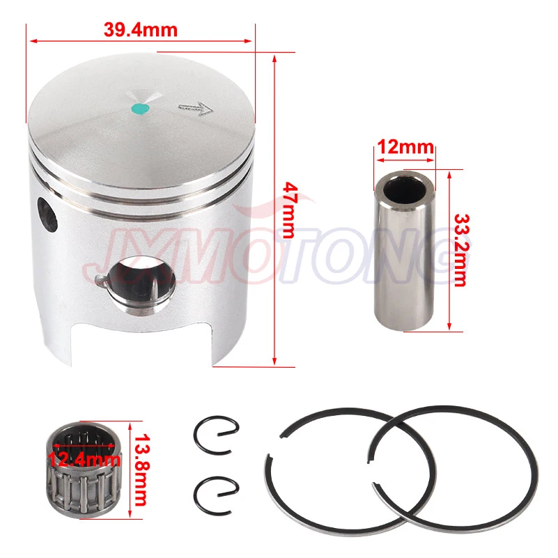 NEW 39.44mm Piston & Ring kit For KTM 50 65 50CC 65CC Mini SR SX Kick Start Kicker