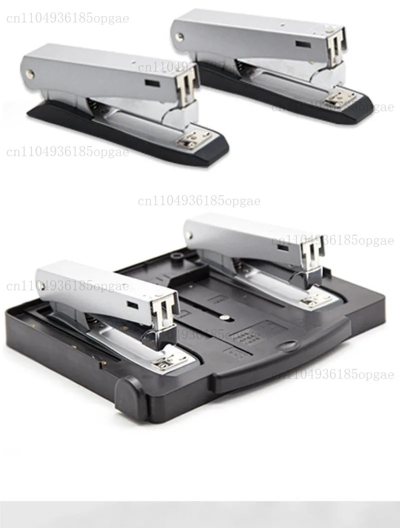 Double-row office double-hole double-staple standard staple, 50-page dual-end universal heavy-duty medium-duty staple
