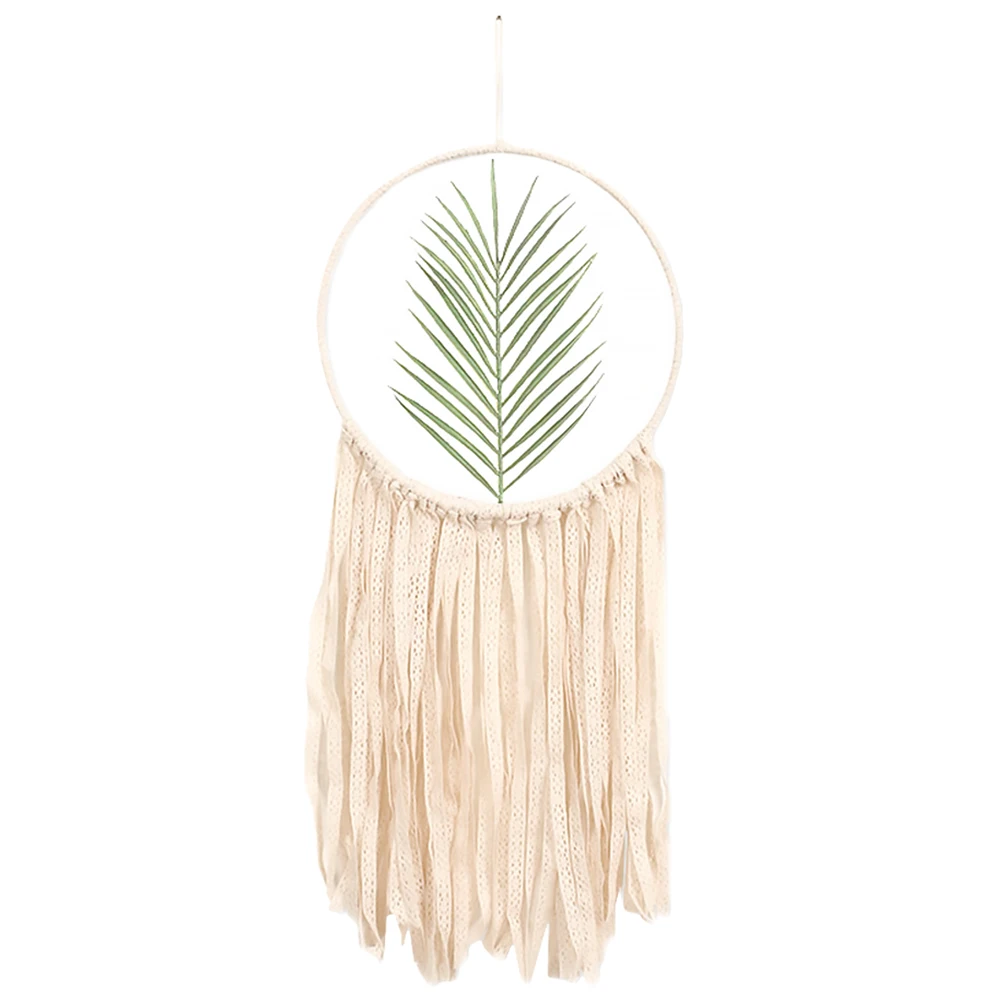 

1Pcs Dream Catcher Wall Hanging Owl Design Woven Cotton Bohemian Style Home Decoration Tassels Tapestry Wall Art