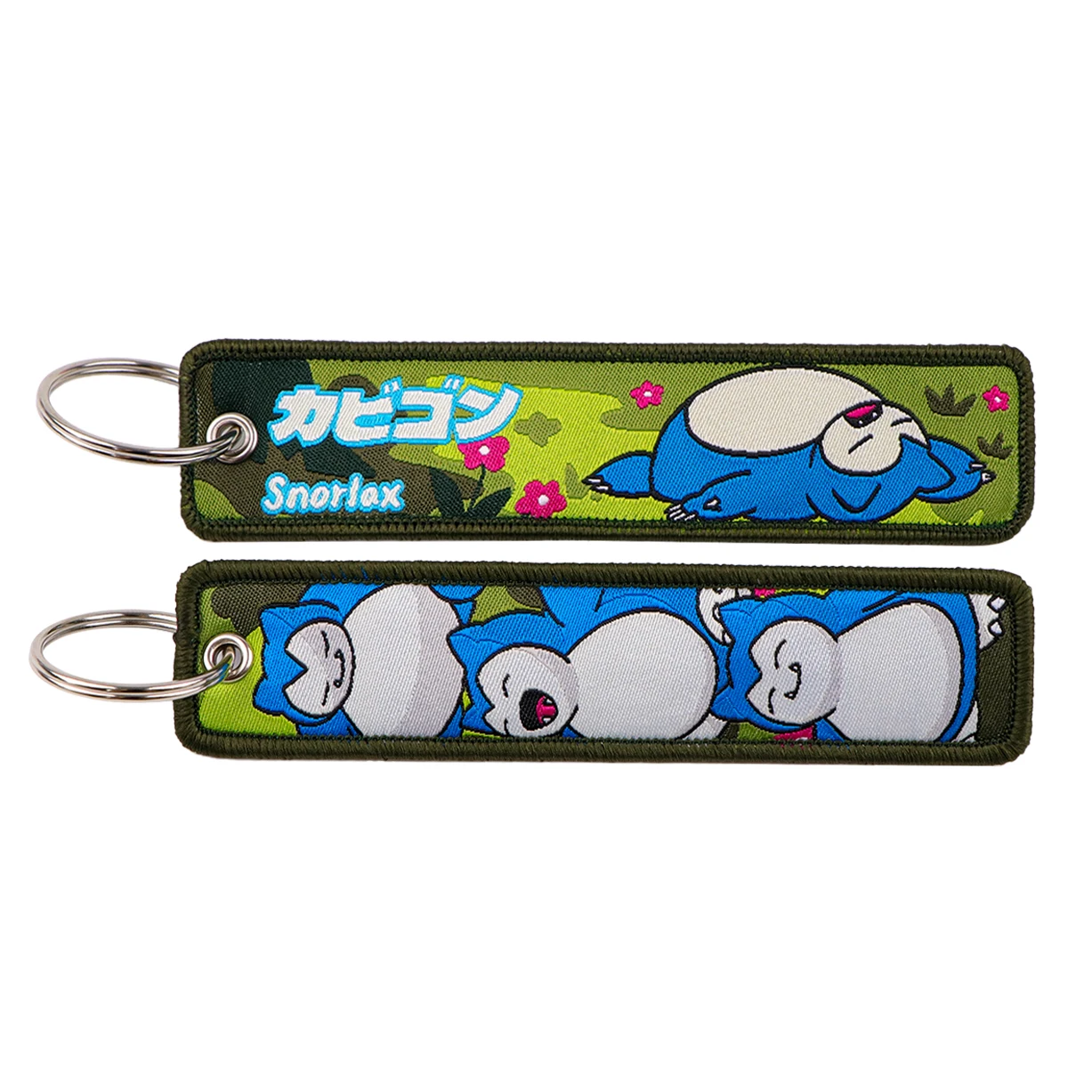 Pokémon Anime Elfen-Monster Schlüsselanhänger für Autos, Rucksäcke, Schlüsselhalter, bestickte Schlüsselringe, Schlüsselanhänger, Jet-Tags, Zubehör, Geschenke, 1 Stück