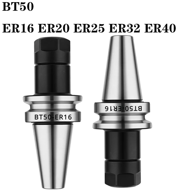 

ER32 ER40 BT50 Tool Holder ER16 ER20 ER25 ER32 ER40 100mm 200mm 300mm Keyless Collet Chuck ER Spring Collet Chuck Tool Holder