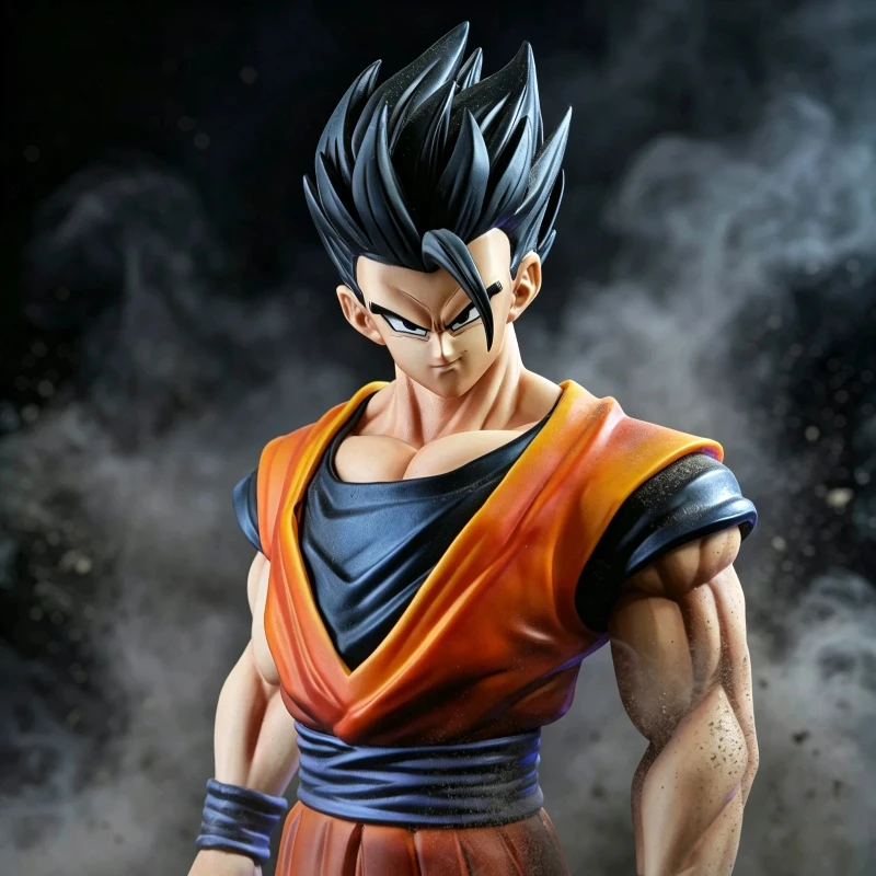 32CM Dragon Ball PVC-Modell Gohan Anime GK Actionfigur Ultimate Gohan Vollständig Bemalte Statue Sammlerstück Schreibtisch-Dekoration Geschenk