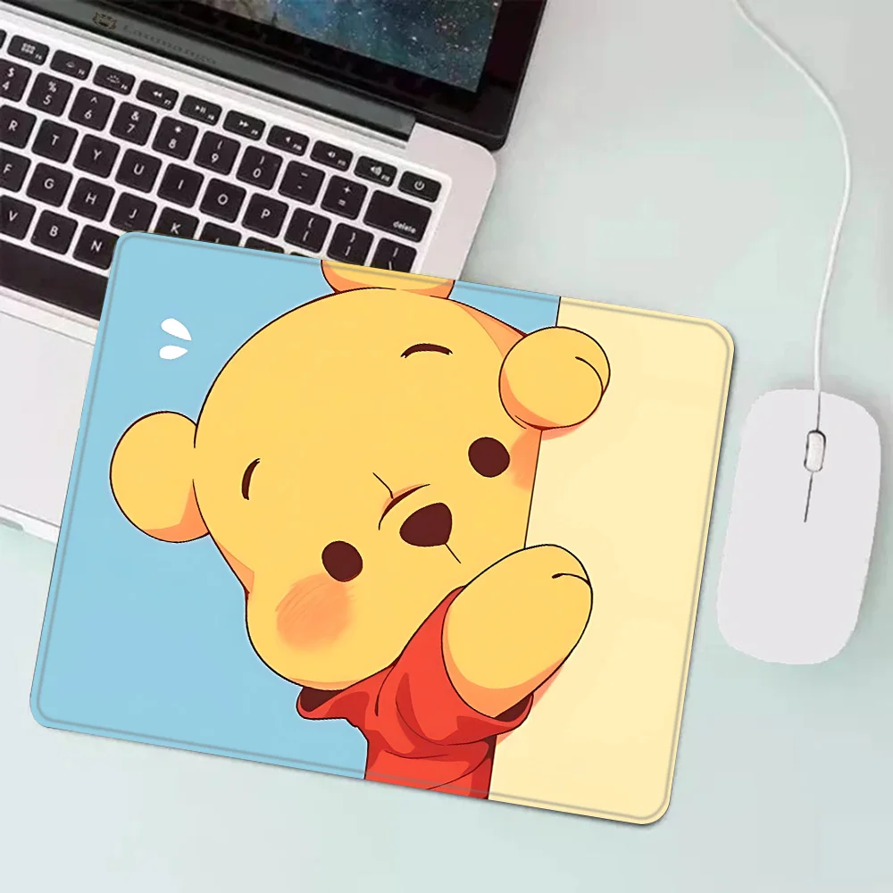 Cute Anime Winnies the Poohs Gaming Mouse Pad XS Small Mousepad For PC Gamer Desktop Decoration Office Mouse Mat Deskmat Rug