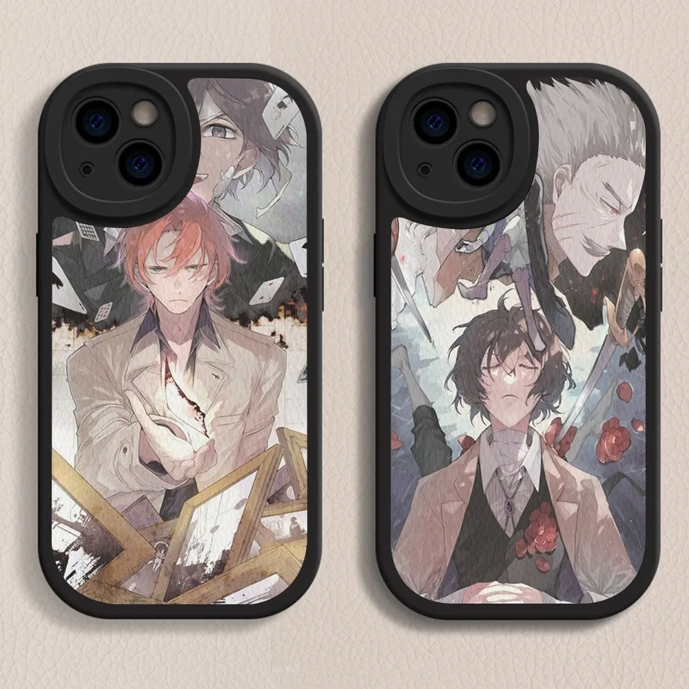 

Bungo Stray Dogs Phone Case Hard Leather For iPhone 16 15 14 13 12 Mini 11 14 Pro Max Xs X Xr 7 8 Plus Fundas