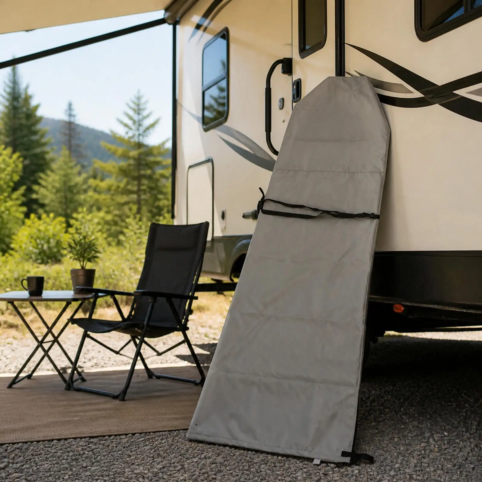 Cylindrical Patio Umbrella Cover Weather-Resistant Tapered Umbrella Cover with Drawstring Waterproof Dust-Proof