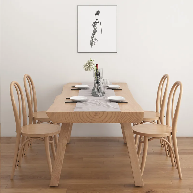 

Nordic all solid wood dining table