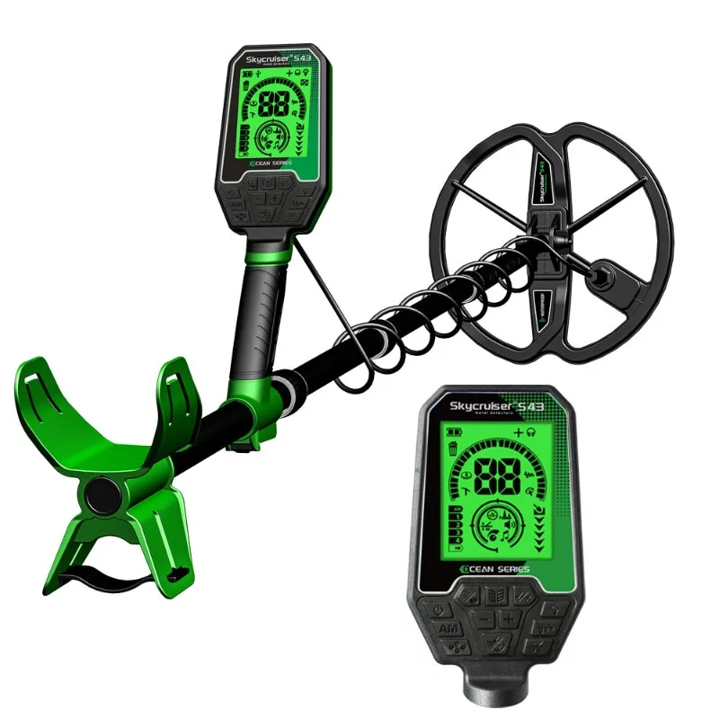 Professional Underground Metal Detector S43 Discover Hidden Treasures Gold Detecting Stuff Exploration IP68 Waterproof