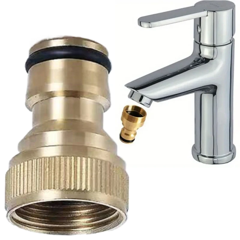 20mm Faucet Adapter Water Outlet Tools Snap-On Type Washing Machine Interface 4/6 Point Universal Water Inlet Pipe Accessories
