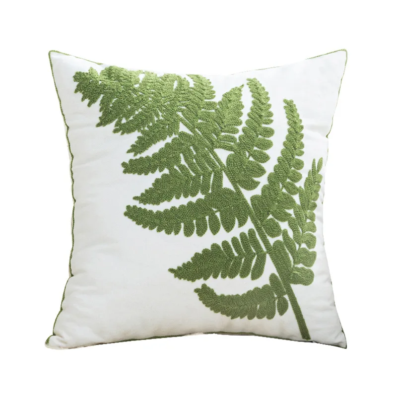 45x45 سنتيمتر رمي غطاء الوسادة الحديثة بسيطة المشاهير زهرة التطريز رمي وسادة غرفة المعيشة أريكة غرفة نوم كيس وسادة غطاء #6