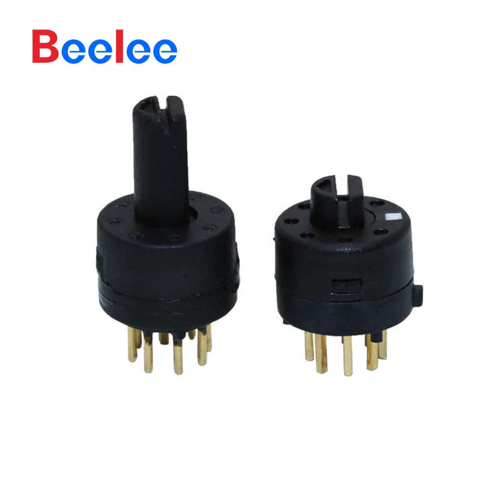 

50 шт. GBeelee BL-XZ-RV013 2-8 позиций 8-контактный поворотный переключатель поворотный переключатель для электрической печи