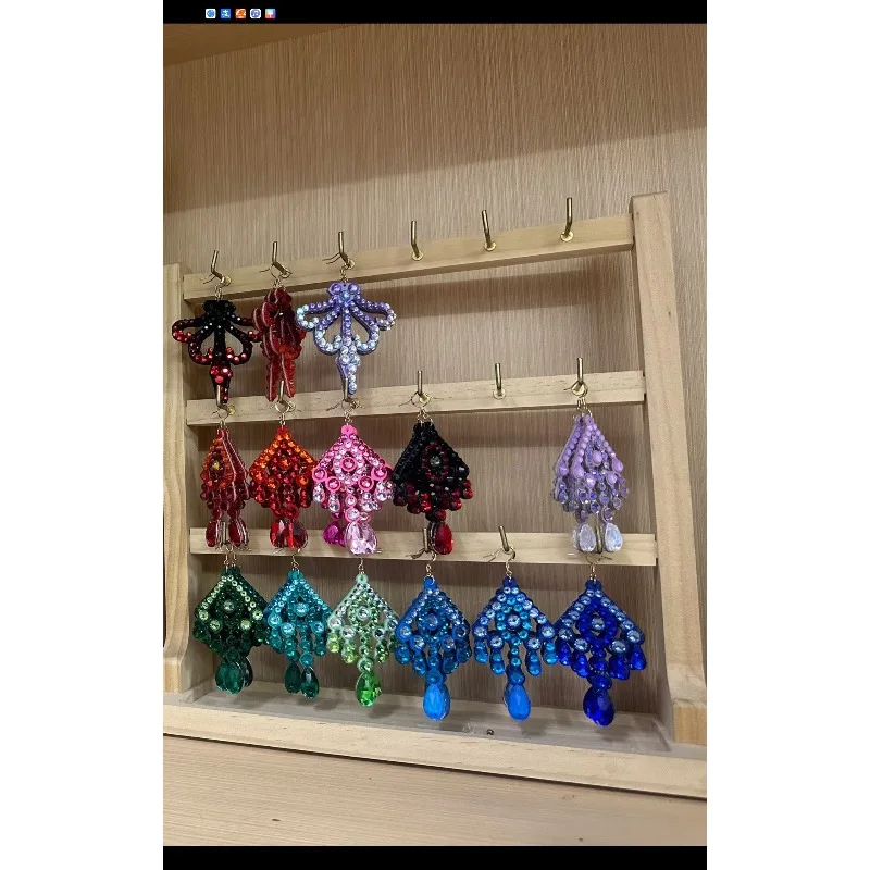 customized-belly-dance-oriental-dance-earrings-customizable-colors-ear-piercings-and-clips-available-starting-from-two-pairs