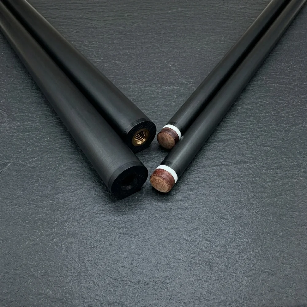 Standard or Customized Pure Carbon Pro taper Shaft for Pool Cue 11.8 12.4mm 12.8 13.8 Tip Size for Uniloc Radial Joint OD 21.4mm