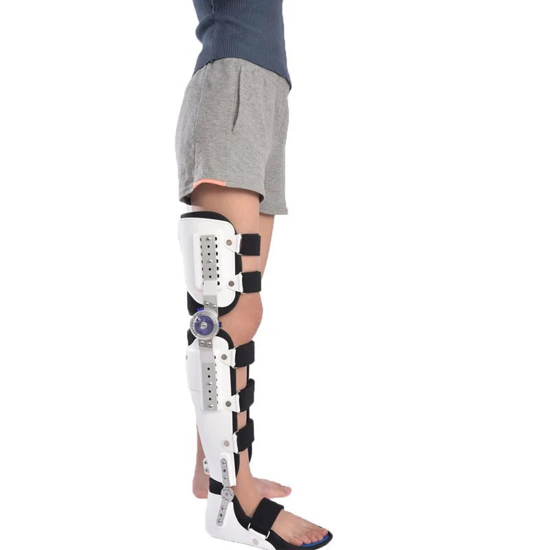 Knee Ankle Foot Support Brace Exoskeleton Orthosis Splint Lower Limb Adjustable Leg Stabilizer Fracture Rehabilitation Device