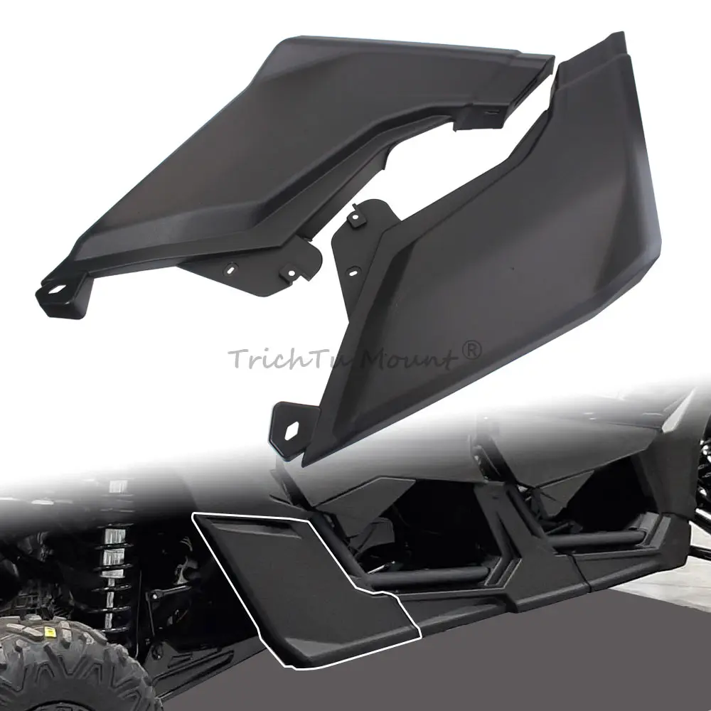 2Pcs Rear Lateral Side Panel For Can-Am Maverick X3 Max 4 Seater Models 2017-2023 ATV UTV Accessories ABS Matte Black Left+Right