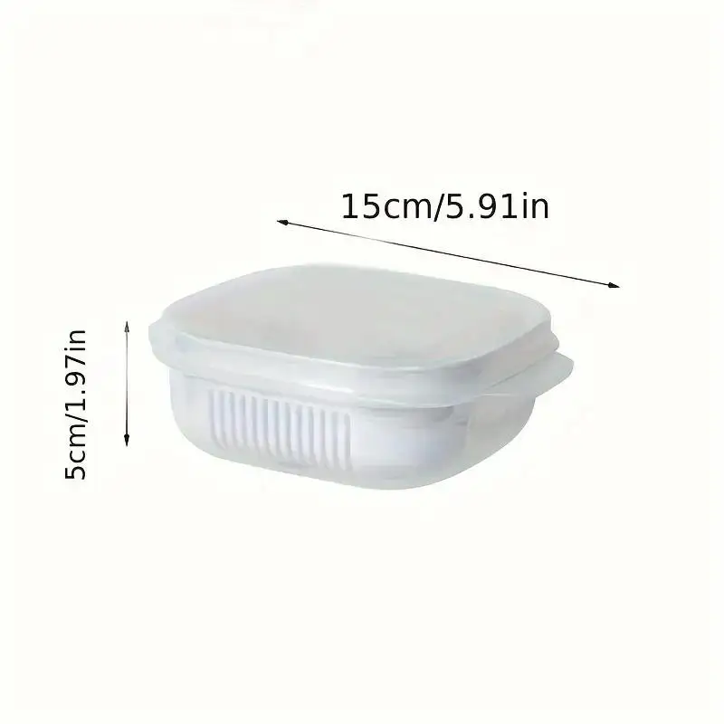 Rice storage box, microwaveable in the kitchen, steaming lunch box, freezer box for the fridge, fruit organizer box
