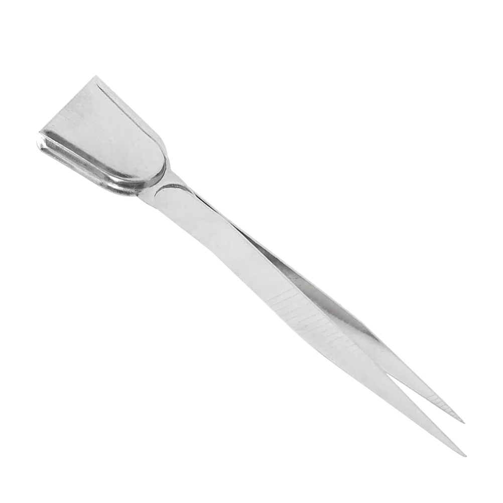 

Gemstone Tweezer With Scoop Stainless Steel Curved Tip For Beading Jewelry Making Craft Hobbyist Multipurpose Handy Tool