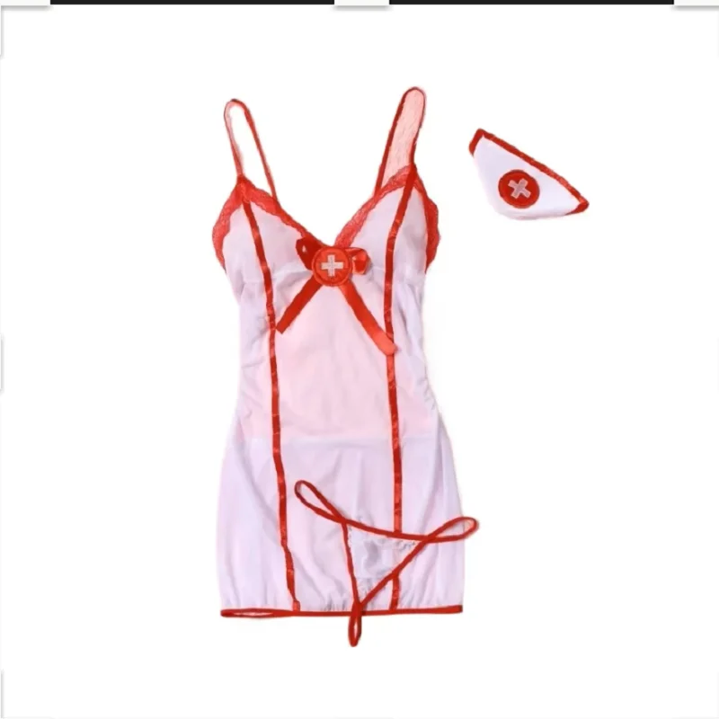 

Sexy Lingerie Set Erotic Underwear Set Transparent Porno Lace Sexy Bra And Panty Garter Set Costumes Sexy Hot Erotic Nurse