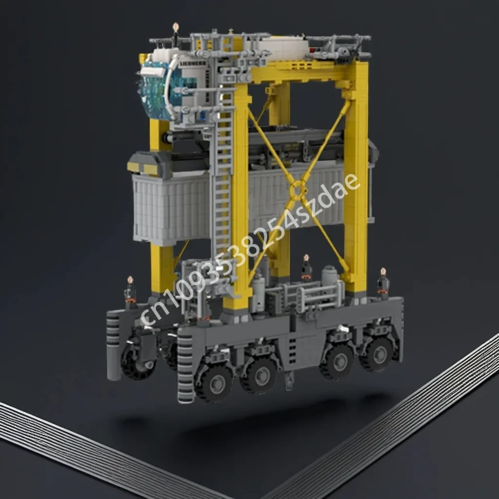 

1963 шт. MOC Liebherr Straddle Carrier SC350T строительные блоки STEAM обучающая конструкция DIY сборка Рождественская игрушка в подарок