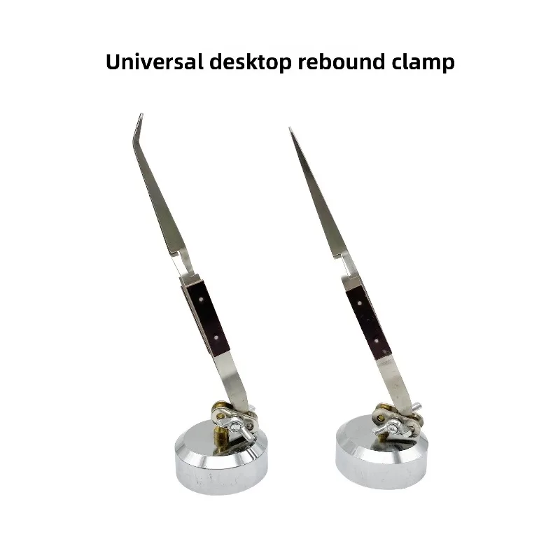360 Degree Swivel Helping Hand Clip with Pointed Bent Tips for Jewelry Soldering Welding Bench Holding Third Hand Craft Tool