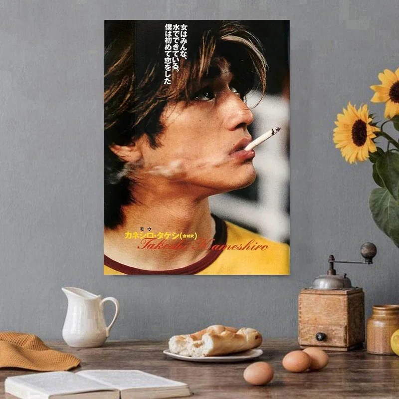 الكلاسيكية الرجعية جدار الفن الساقطة الملائكة (1995) وونغ كار واي سلسلة قماش الفيلم المشارك يطبع غرفة نوم المنزل غرفة المعيشة الديكور