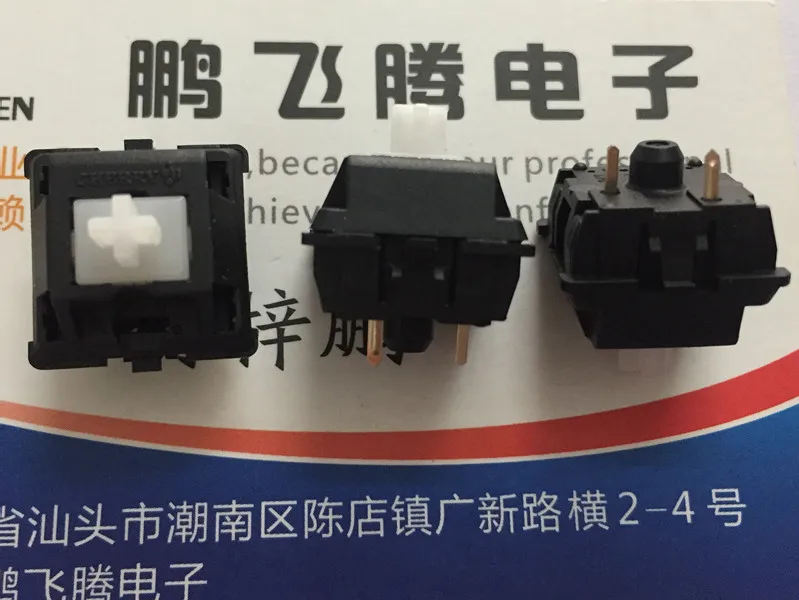1PCS MX1A-C1NN German  mechanical keyboard MX switch 3-pin white axis keyboard switch keyboard axis touch button