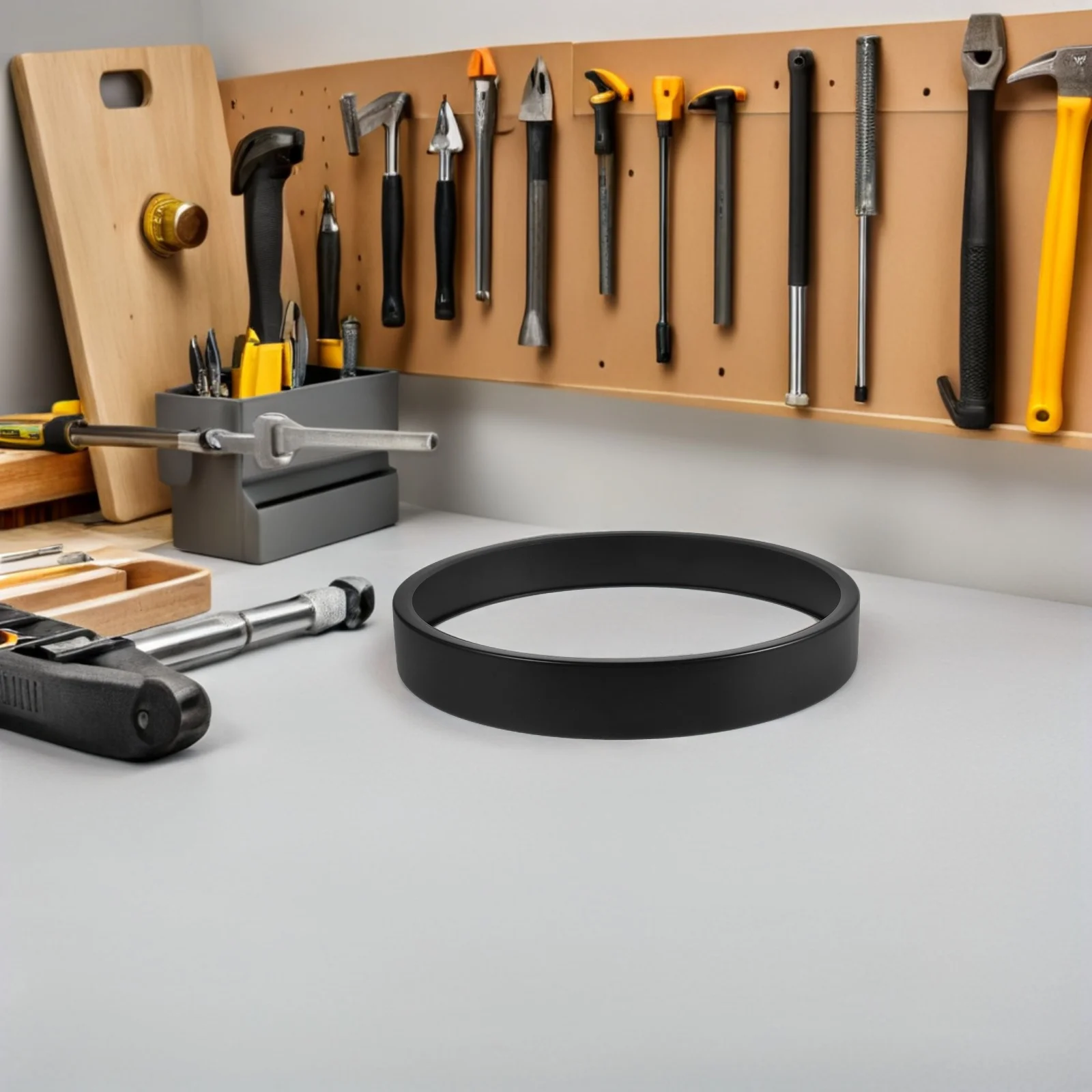 

14 Inch Lightweight Metal Clock Frame Replacement Ultra-Thin Minimalist Wall Clock Shell Stylish Functional Trim for Office