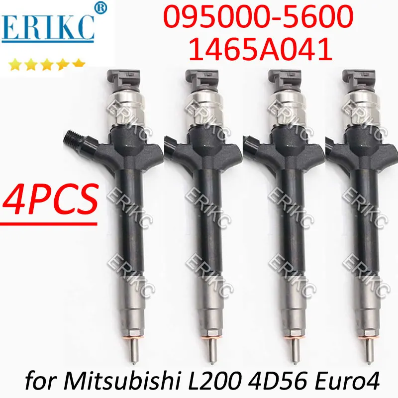 

4PCS 1465A041 095000-5600 Common Rail Injector Assy 095000-5601 Diesel Injection Nozzle for Mitsubishi L200 4D56 Engine Sprayer