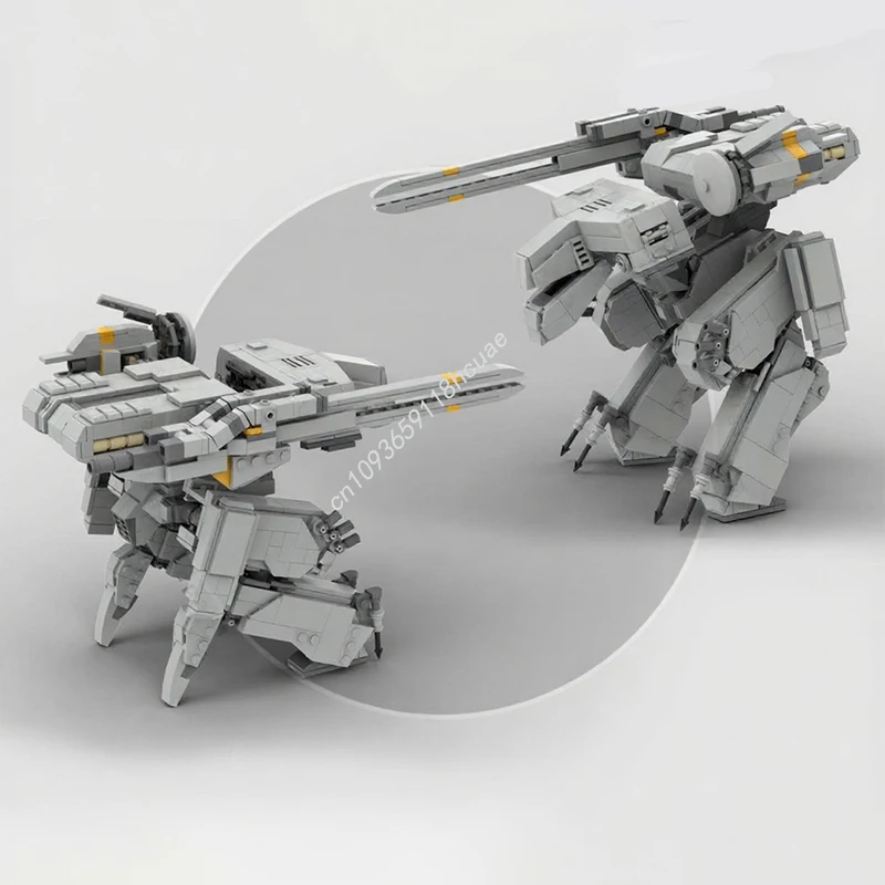 1032pcs MOC Metal Gear Solid REX Scale Model Building blocks Kids Modular creative craft toys Assemble DIY Christmas gifts
