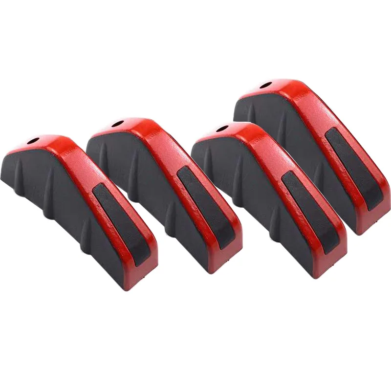 4 stücke Universal Carbon Faser Auto Geändert Hinten Stoßstange Diffusor Spoiler Schwarz Rot ABS Hinten Lip Diffusor Anti-kollision – Detail 19