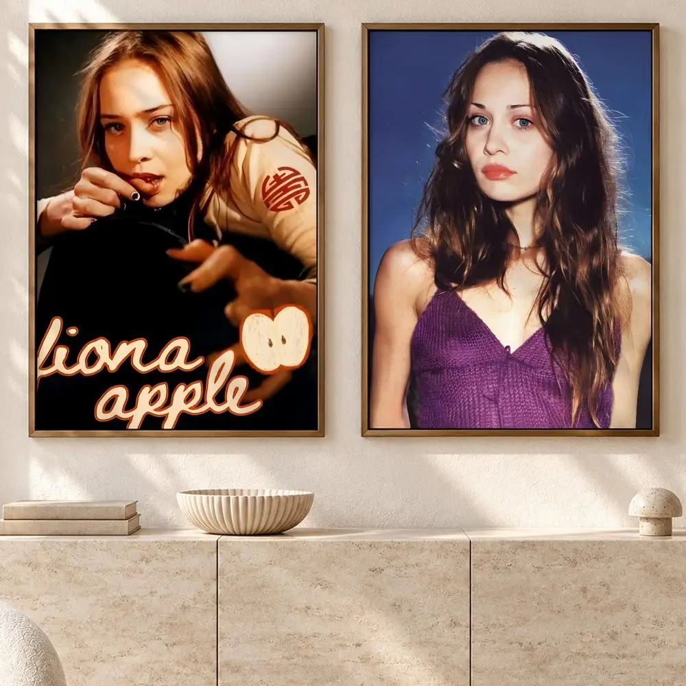 Original Singer Fiona Apple Poster Art  Self-Adhesive No Glue Dorm Wall  Waterproof Coffee House Art Sticker