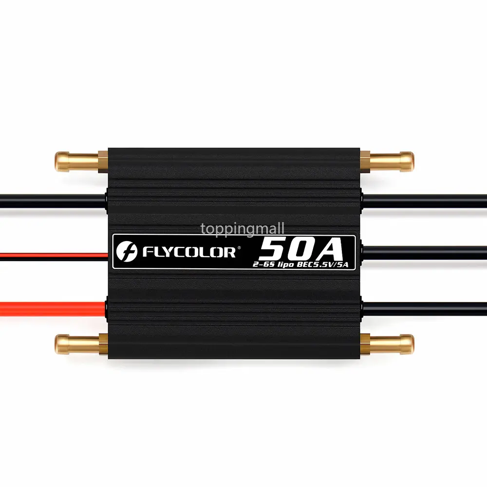 FlyColor FlyMonster 50A 70A 90A 120A 150A Dual-ways Watercooling Brushless Electronic Speed Controller ESC per RC Boat Model DIY