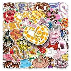 50Pcs Cartoon Snake Personality Series Graffiti Stickers Suitable for Laptop Helmets Desktop Decoration DIY Stickers Toys