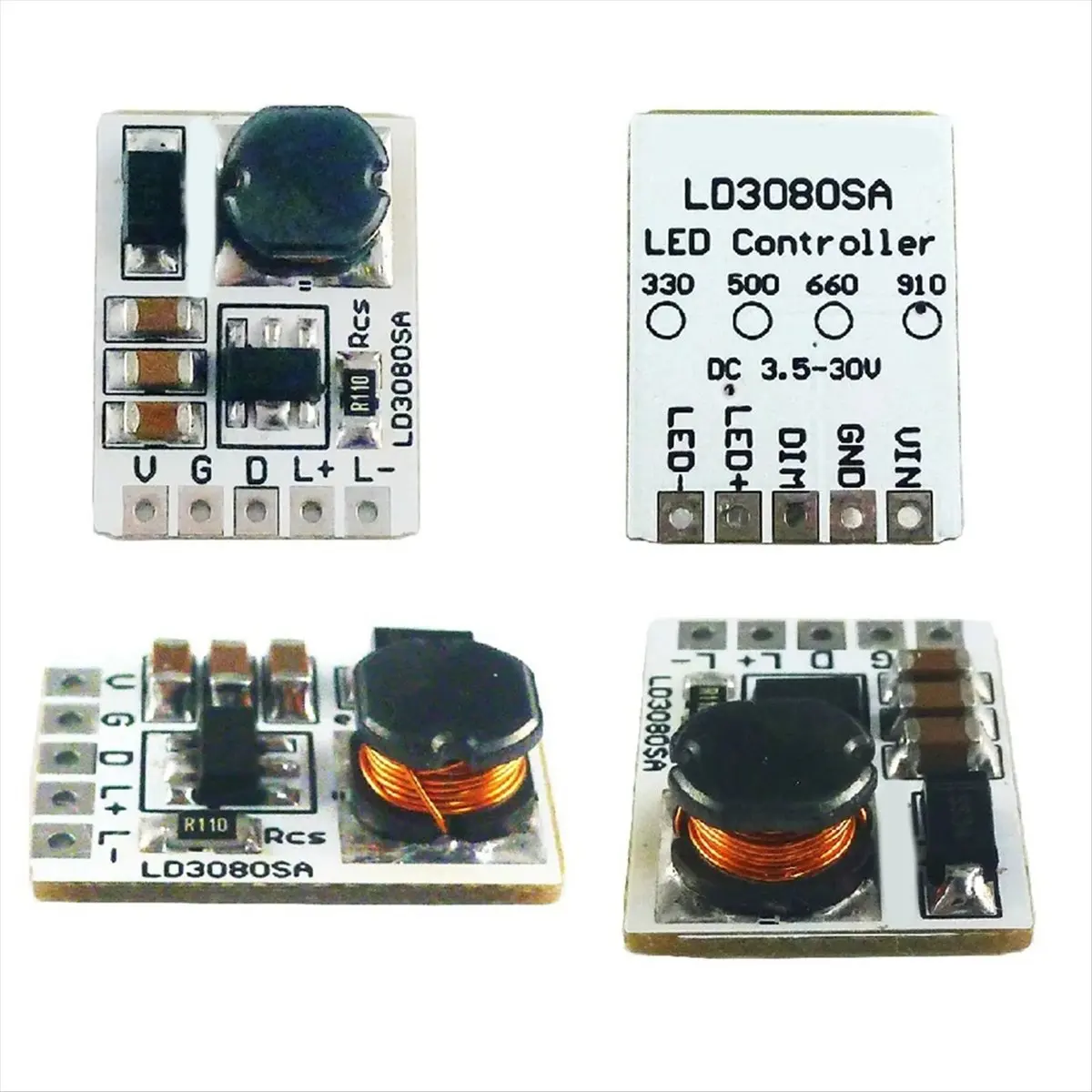 A40I LD3080SA 20W DC 3.5-30V Step-Down HB LED Driver Module DC-DC Constant Current Module for Flashlight Headlight 910MA view 4