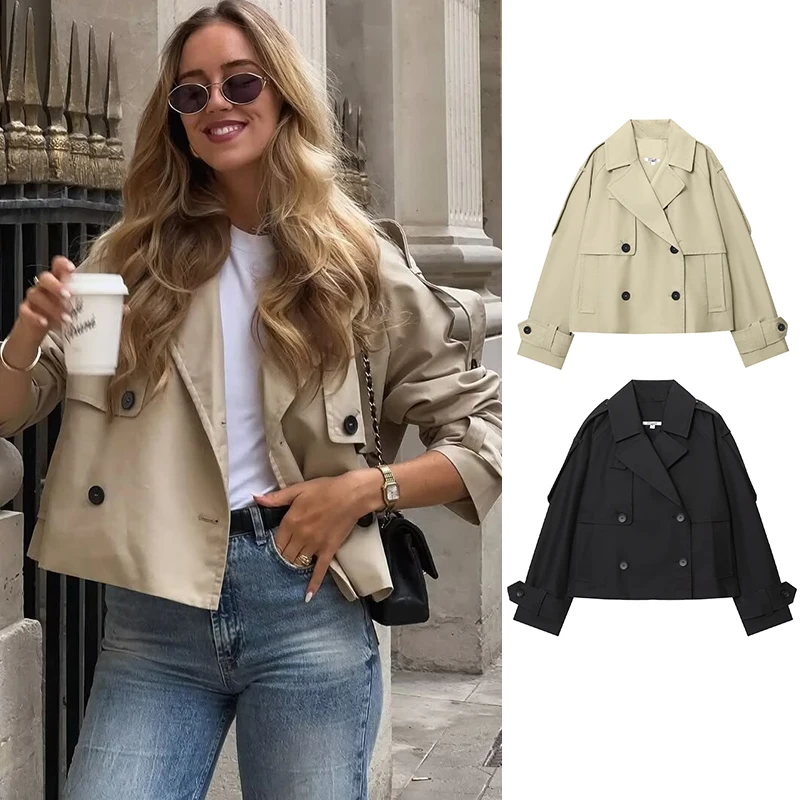 

2025 Autumn New Women's Jackets Fashion Street Joker Elegant Women's Loose Warm Coats Chic Autumn Travel Youth Outerwear Jackets