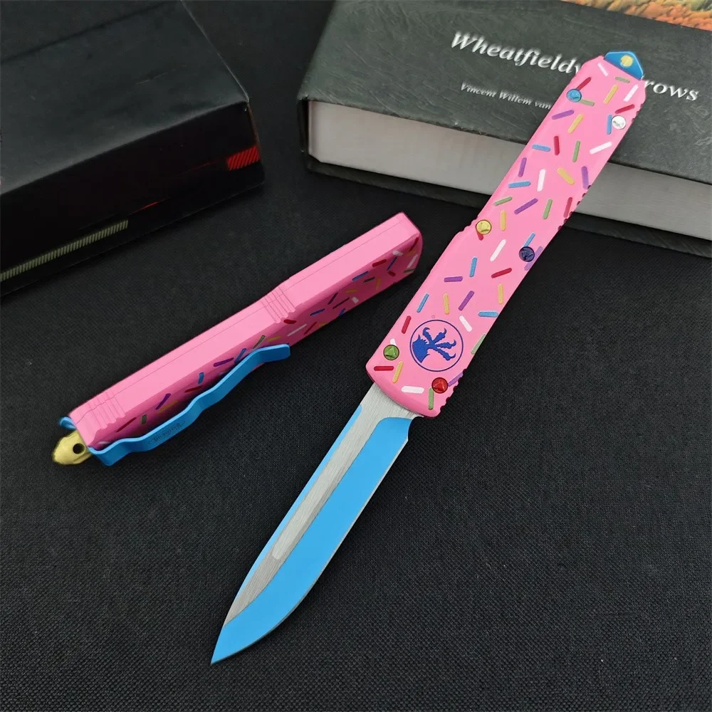 Micro UT85 Outdoor Multi-function Pocket Knife D2 Blade T6 Aluminum Handle Practical Camping Hiking Survival Hunting EDC Tool