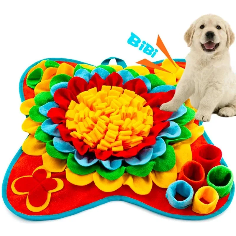 

【Best Sale】Pet Sniffing Training Mat Dogs Pets Educational Stress Relief Bite Resistant Slow Food Mat Pets Eco-friendly Training