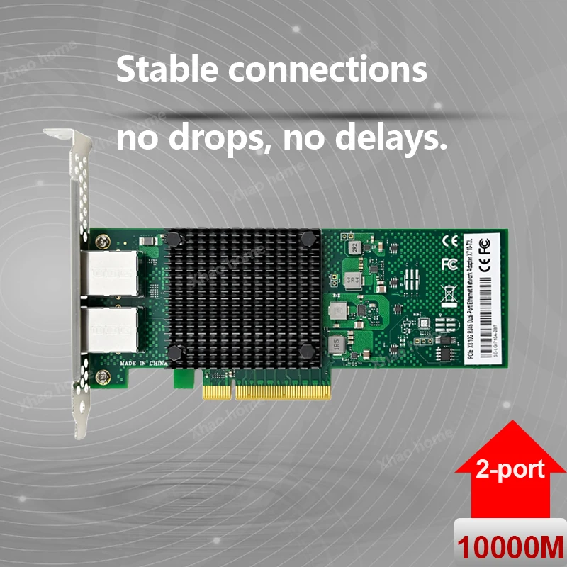 For Intel X710-DA2 Dual-Port 10G PCI-E Server Network Card (SFP+) 10GBPS Ethernet Adapter for Industrial PC ESXi Vision Capture