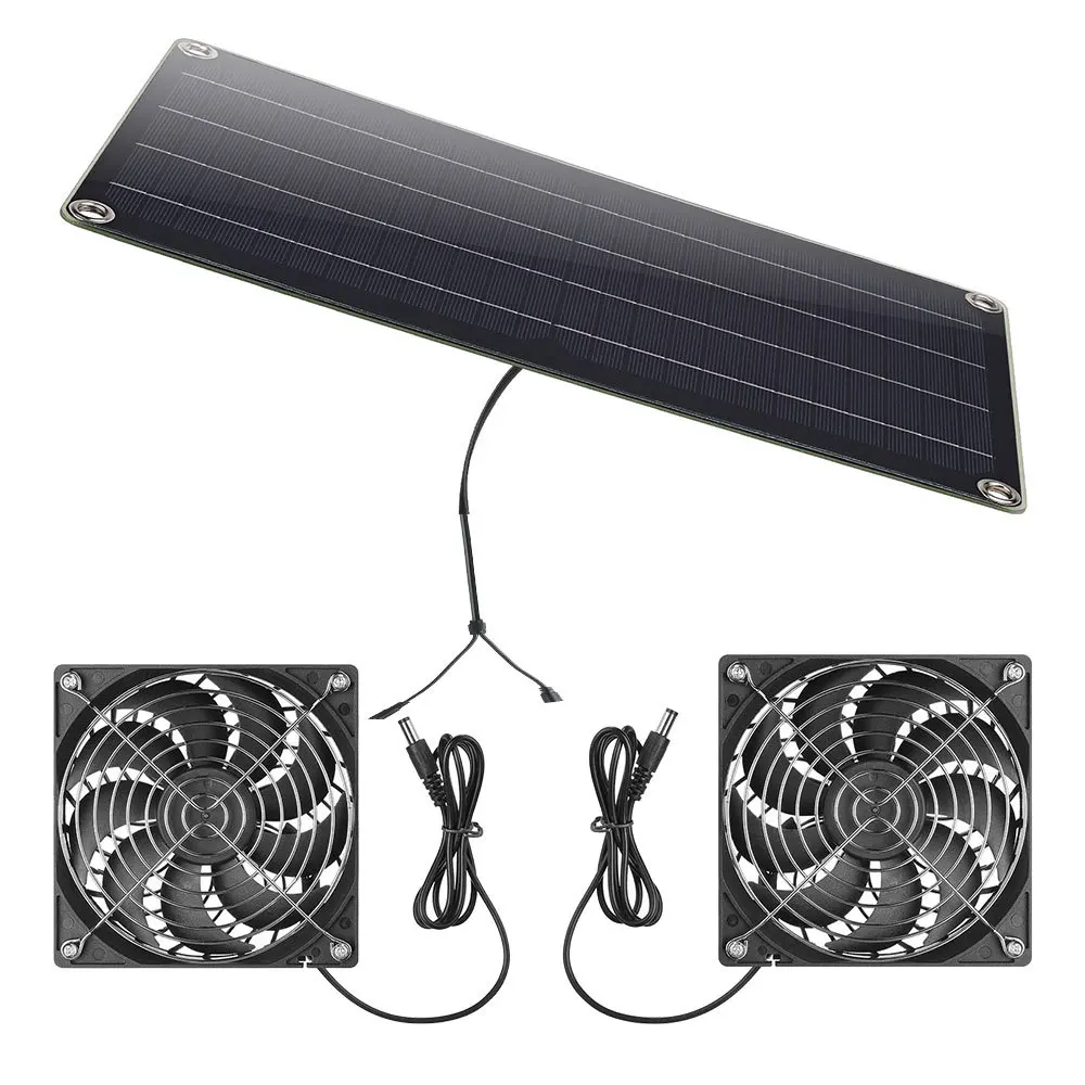 

10W Mono Solar Fan | Pet Cooling & Ventilation | Green Energy for Outdoor/Cross-Border Use