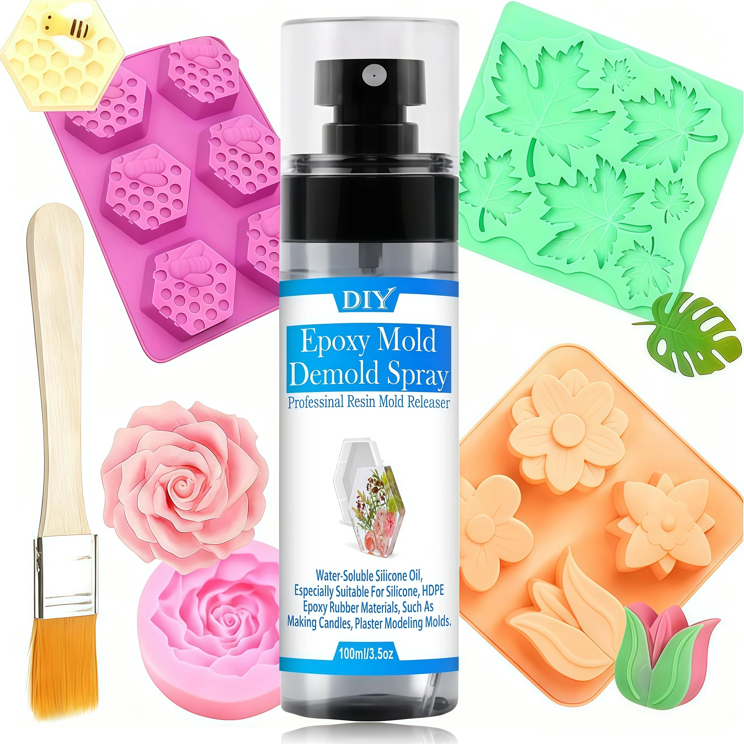 

Water-based silicone mold release, fast-drying non-stick, easy demolding, extends mold life.