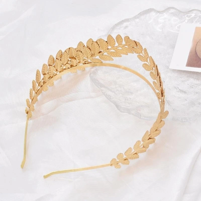 Halloween غطاء الرأس عصابات رأس العروس ملحق الشعر الزهري اليوناني لحفلات الأزياء المألوف #5