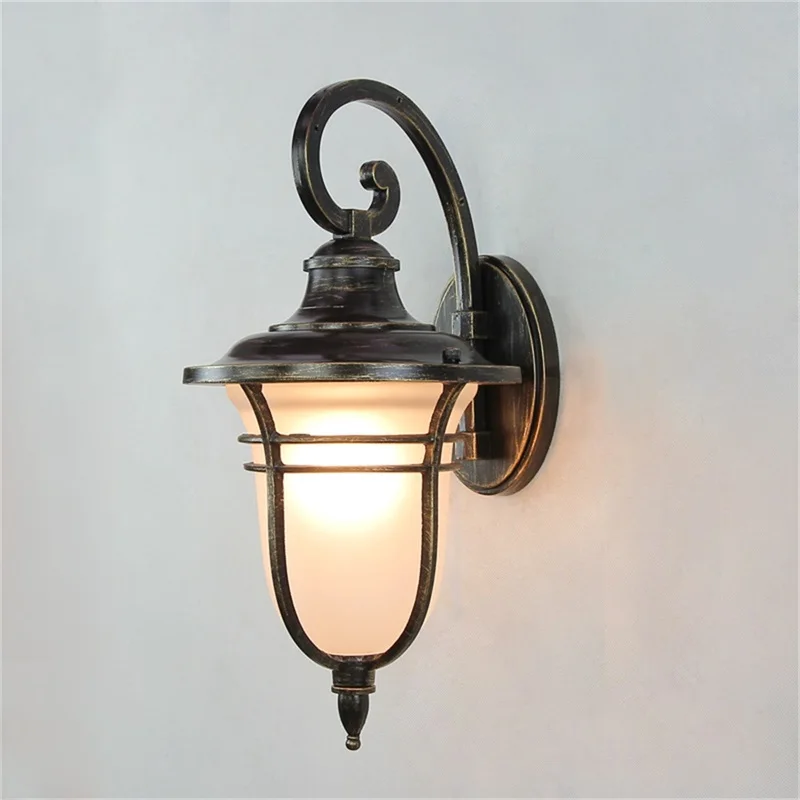 TEMOU Retro Outdoor Wall Lights Classical LED Sconces Lamp Waterproof Decorative For Home Porch Villa