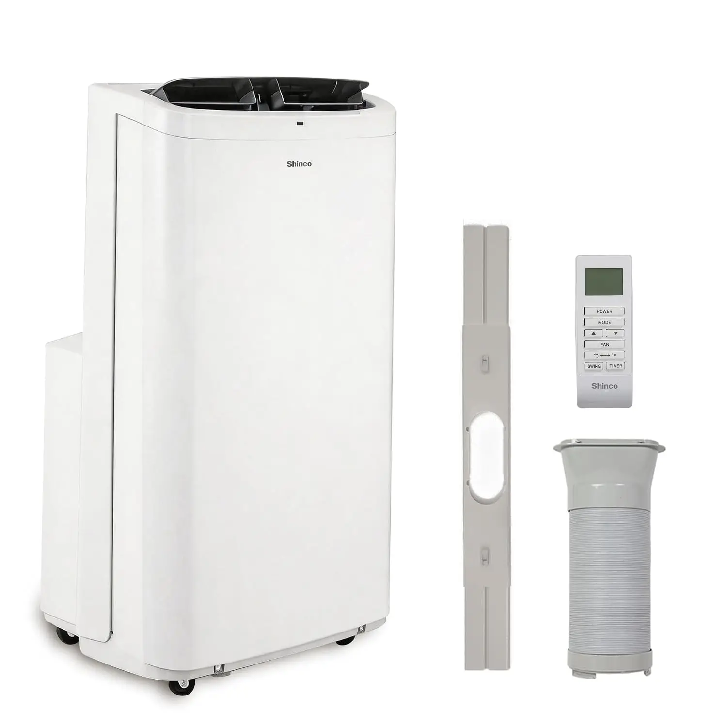 

14,000 BTU White Portable Air Conditioner, Portable AC Unit with Built-in Cool, Dehumidifier & Fan Modes for Room, Customized