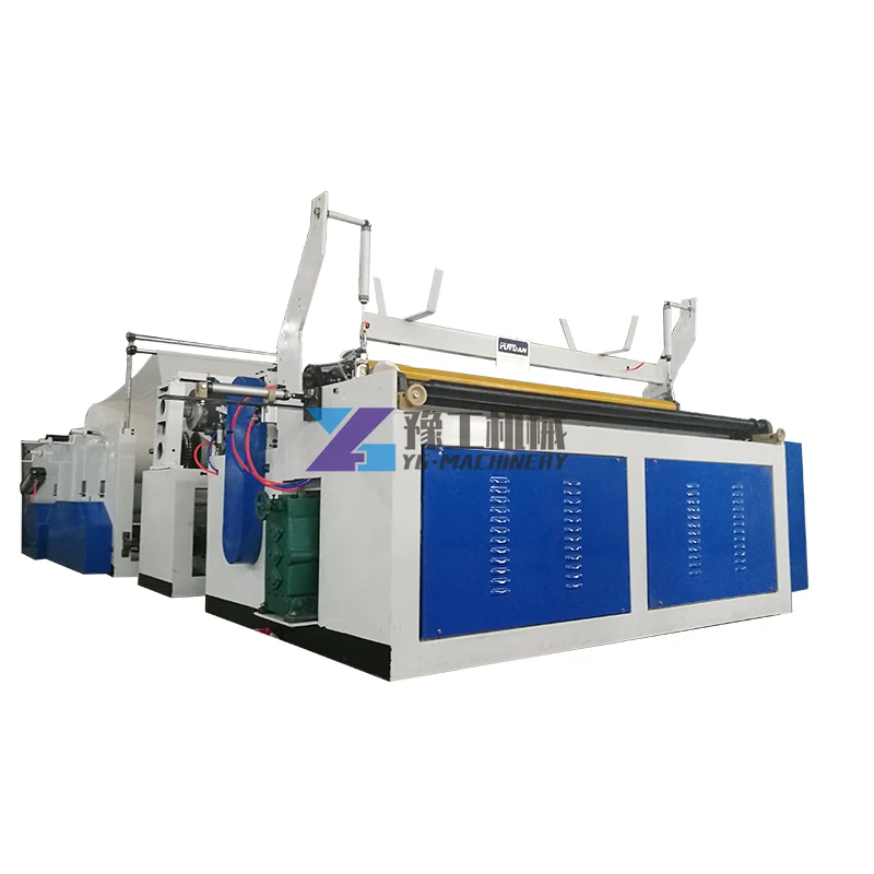 Yugong Factory CE Small Business Ideas Automatic Color Printing Toilet Roll Paper Kitchen Towel Embossing Making Machine