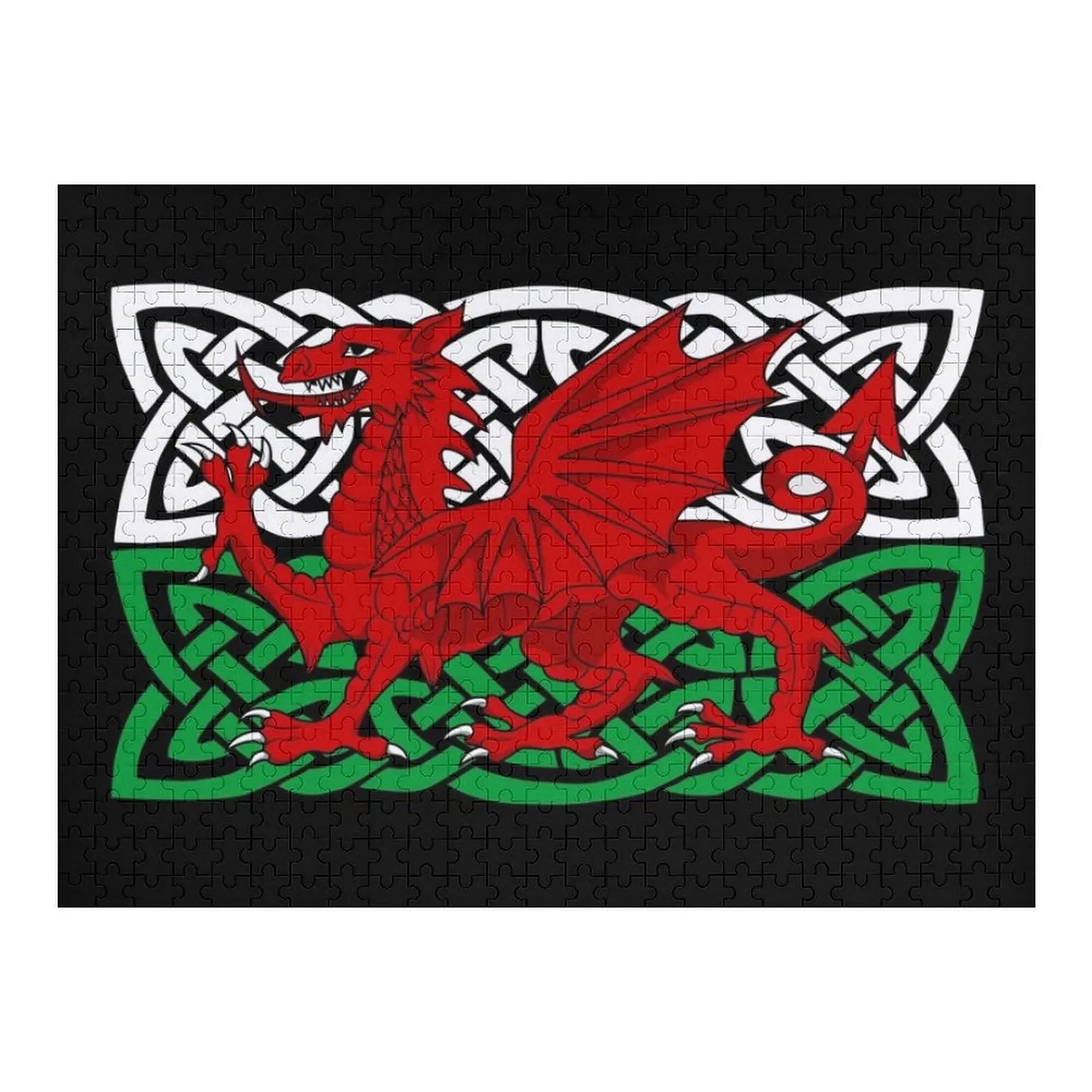 

Y Ddraig Goch Пазл с изображением деревянных животных по индивидуальному заказу