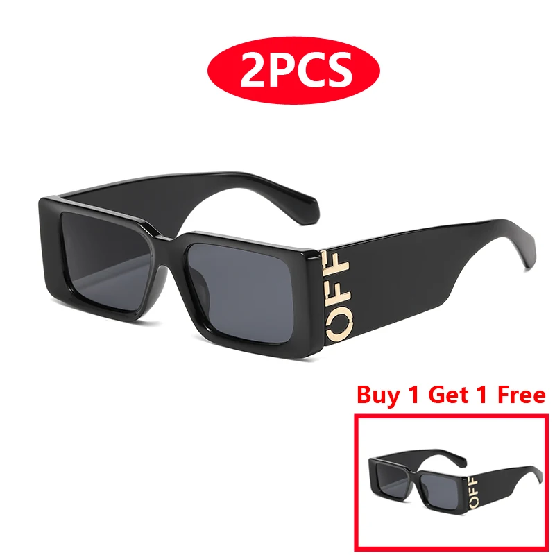 2 Stück Retro UV-beständige Brillen, modische Sonnenbrillen, bunter quadratischer Rahmen, Damen-Sonnenbrille mit weitem Bein, Unisex