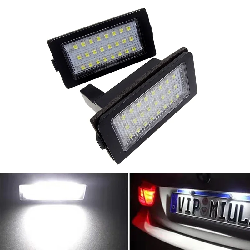 For BMW E38 7 Series 728i 730i 730d 740i 740d 740iL 750i 750iL 1995-2001 Car LED License Number Plate Lamps No Error