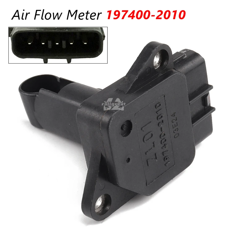 197400-2010 Mass Air Flow Meter MAF Sensor For Mazda 2 3 5 6 CX-7 MX-5 Miata RX-8 ZL01-13-215 ZL0113215 1974002010