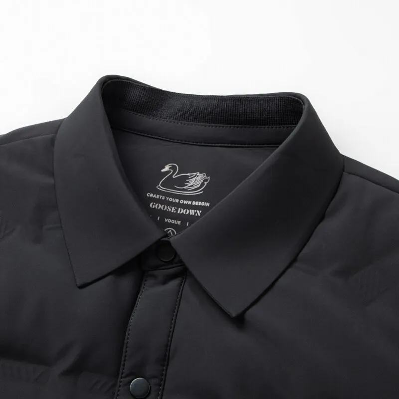 2025 Winter Clothing New High Quality Lightweight Warm Down Jacket for Middle aged and Young Men