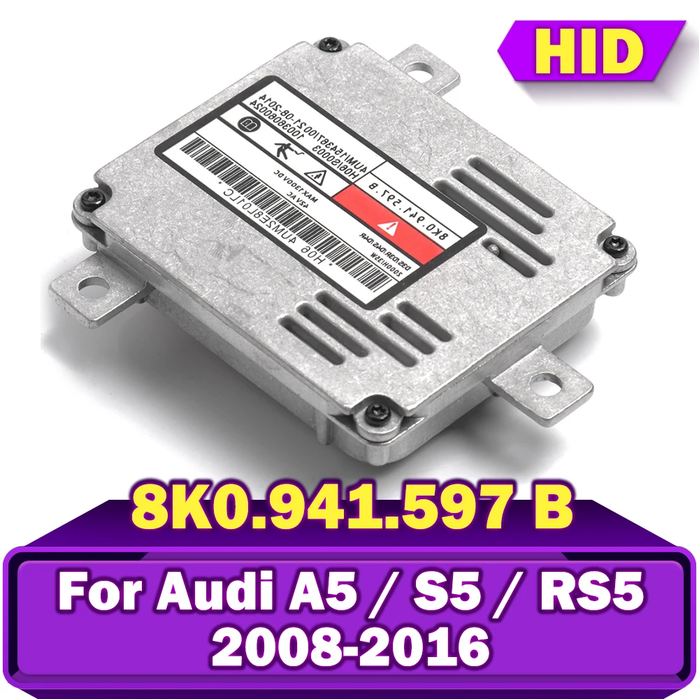 

8K0941597B 8K0.941.597 B HID ксеноновый балласт D3 D4 8K0941597 1036060024 блок зажигания фар для Audi A5 S5 RS5 2008-2016