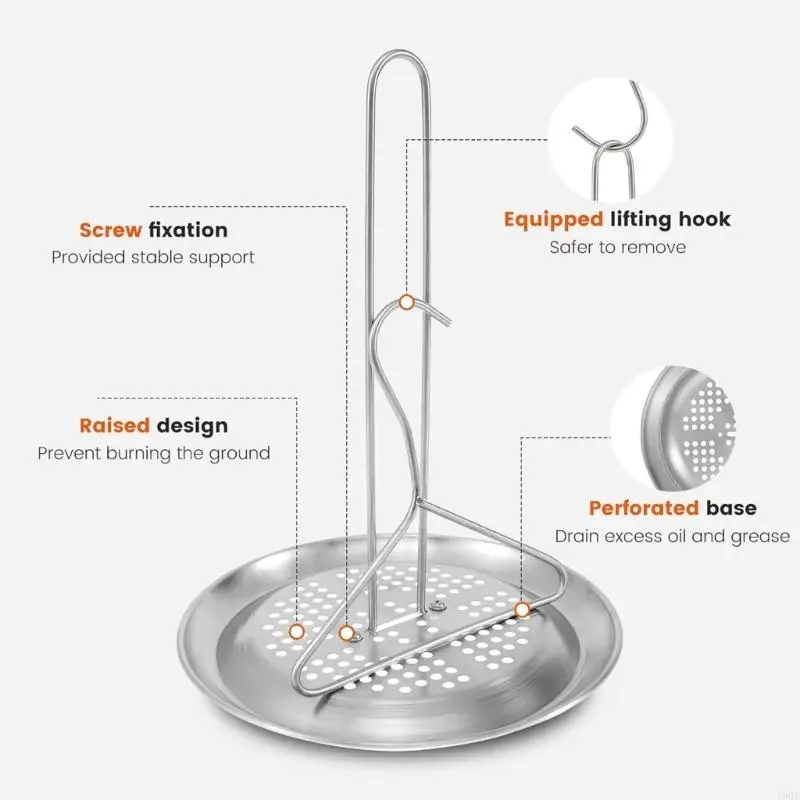 Toastro aves corral vertical 19QE con placa goteo y gancho elevación Portable Turquía Textura metal para